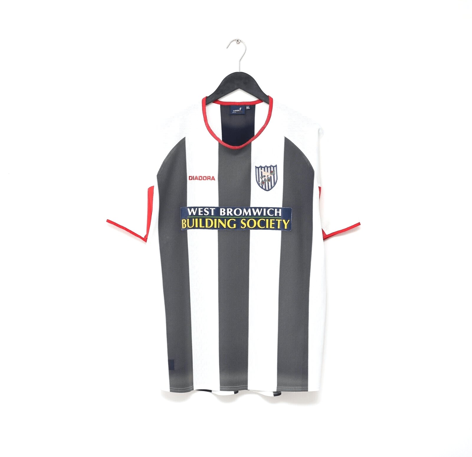 2003/04 WEST BROM Vintage Diadora Home Football Shirt Jersey (XL)