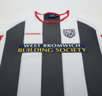 2003/04 WEST BROM Vintage Diadora Home Football Shirt Jersey (XL)