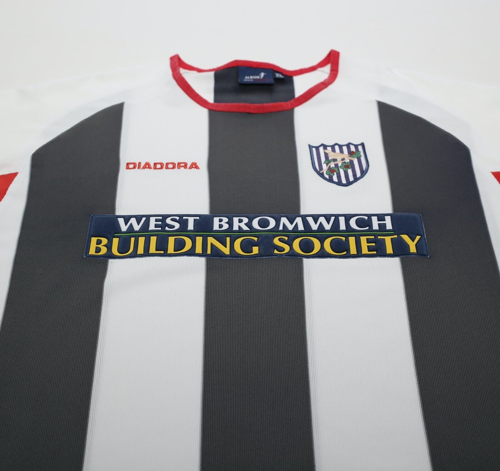 2003/04 WEST BROM Vintage Diadora Home Football Shirt Jersey (XL)