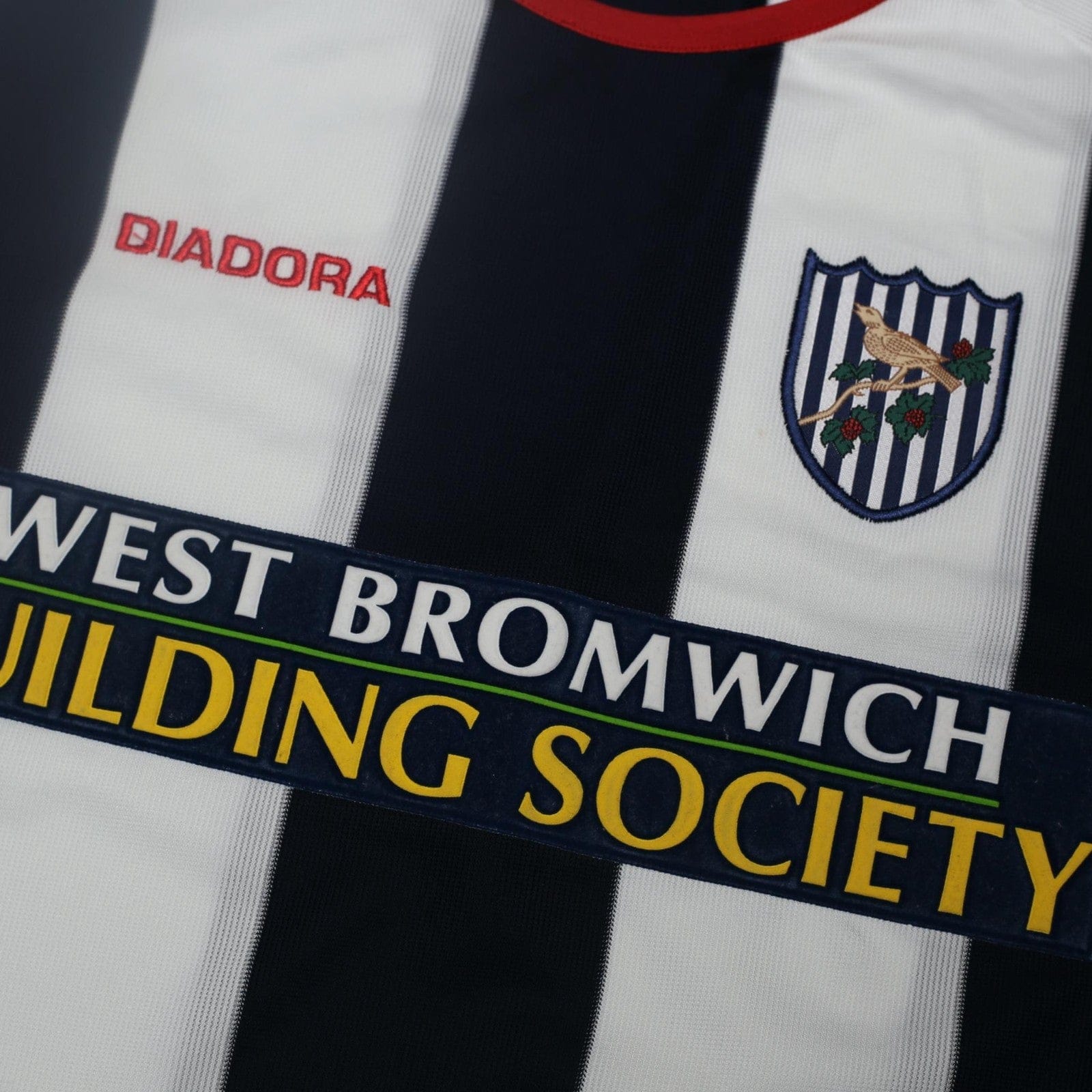 2003/04 West Brom Vintage Diadora L/S Home Football Shirt (L)