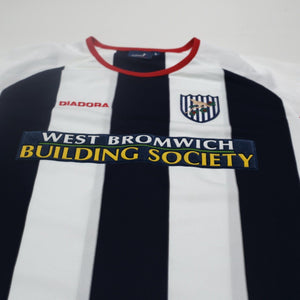 2003/04 West Brom Vintage Diadora L/S Home Football Shirt (L)