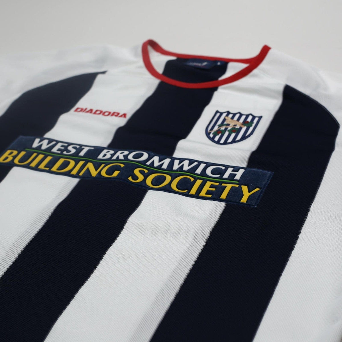 2003/04 West Brom Vintage Diadora L/S Home Football Shirt (L)