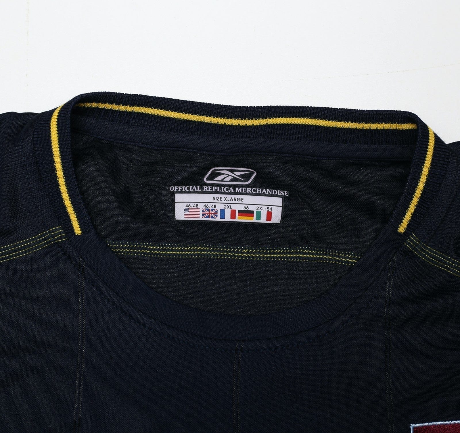 2003/04 WEST HAM UNITED Vintage Reebok Away Football Shirt (XL)