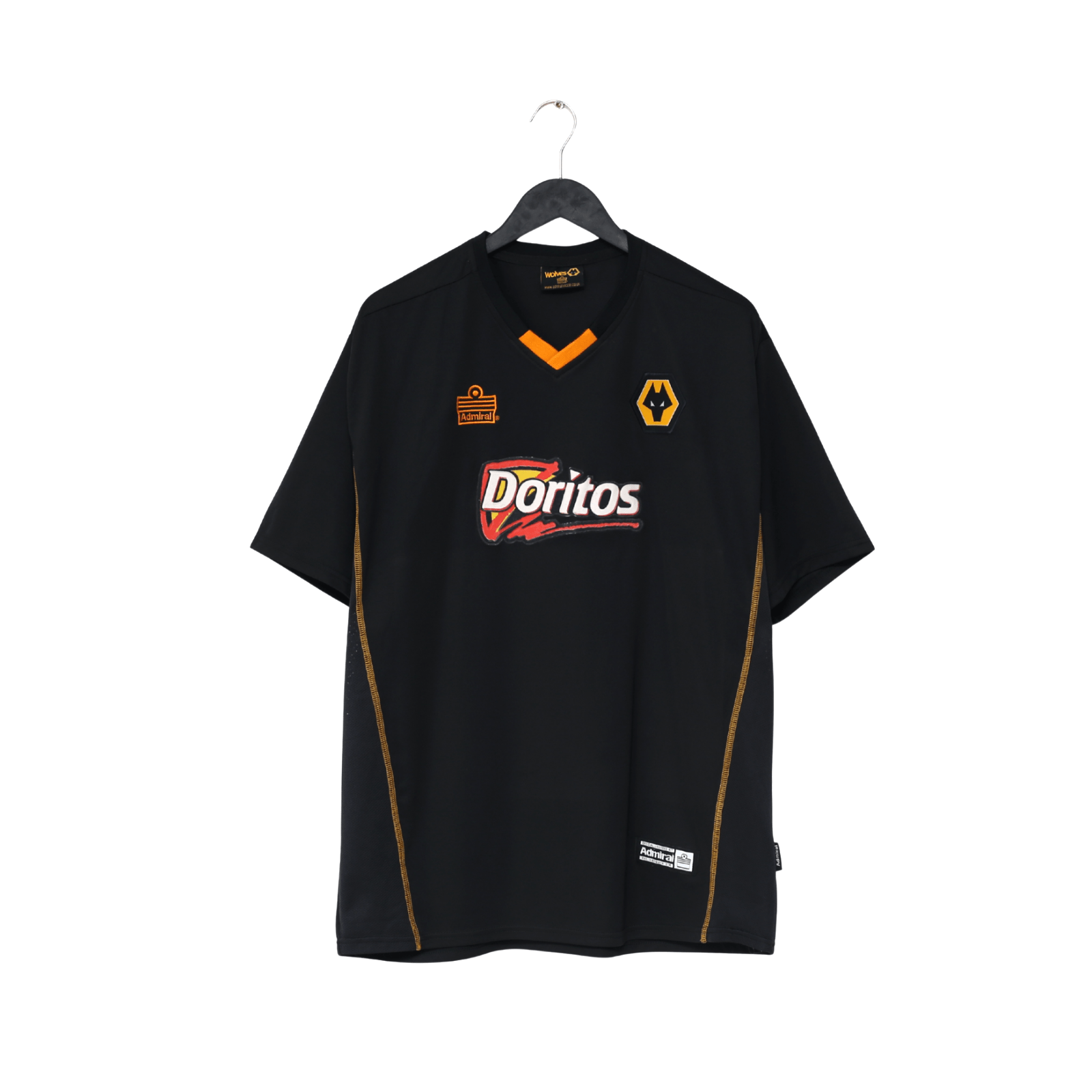 2003/04 WOLVERHAMPTON WANDERERS Vintage Admiral Away Football Shirt (L)