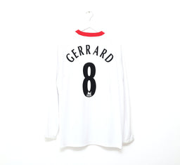 2003/05 ALONSO #14 Liverpool Vintage Reebok Away Football Shirt Jersey (XL)