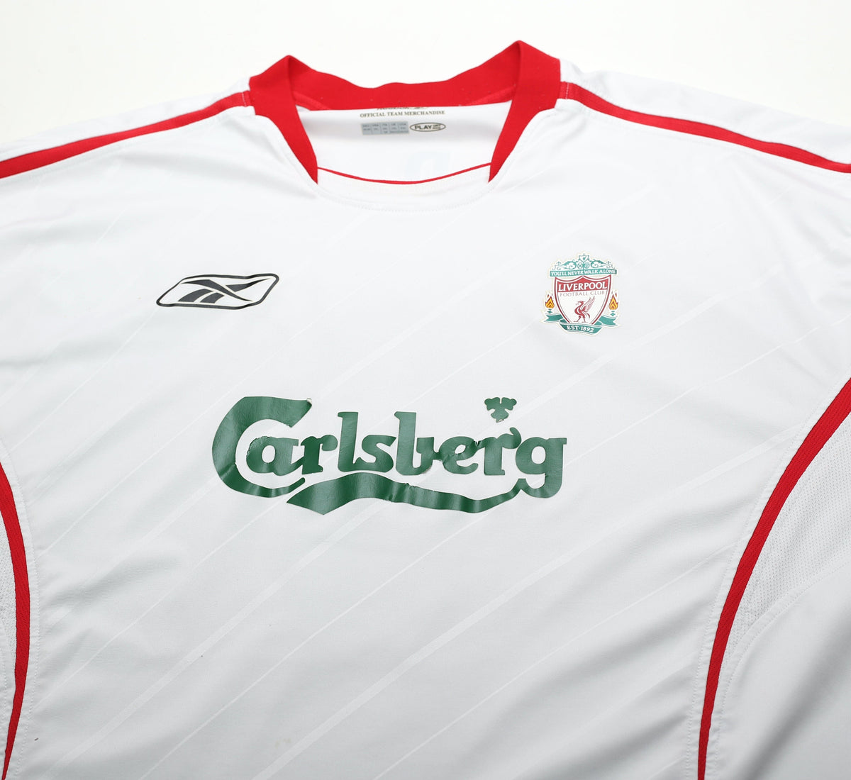 2003/05 ALONSO #14 Liverpool Vintage Reebok Away Football Shirt Jersey (XL)