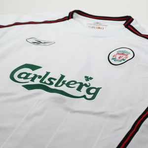 2003/05 Alonso #14 Vintage Liverpool Reebok Away Football Shirt (M)