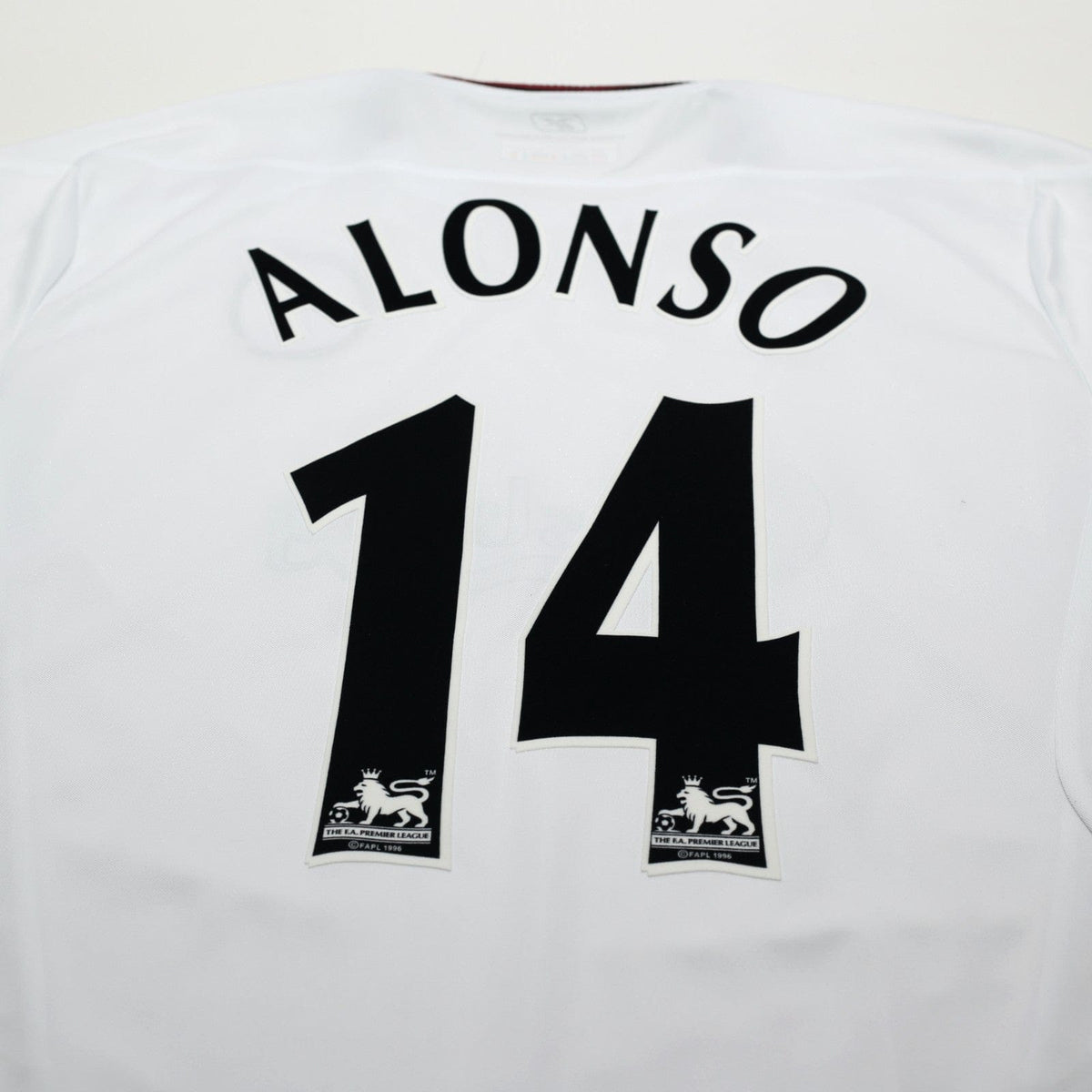 2003/05 Alonso #14 Vintage Liverpool Reebok Away Football Shirt (M)