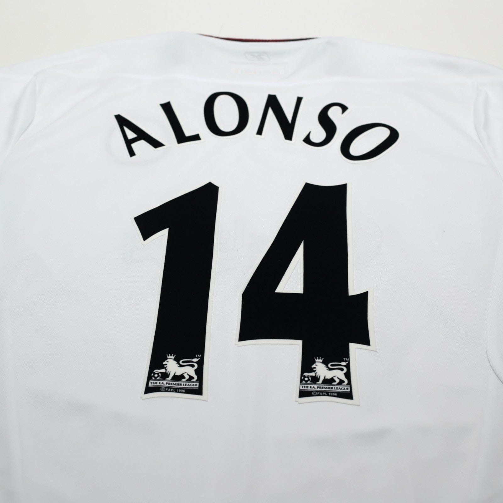2003/05 Alonso #14 Vintage Liverpool Reebok Away Football Shirt (M)