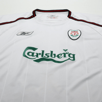 2003/05 Alonso #14 Vintage Liverpool Reebok Away Football Shirt (XL)