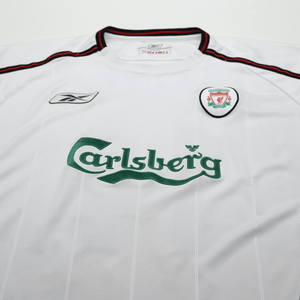 2003/05 Alonso #14 Vintage Liverpool Reebok Away Football Shirt (XL)