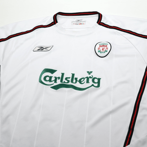 2003/05 Alonso #14 Vintage Liverpool Reebok Away Football Shirt (XL)