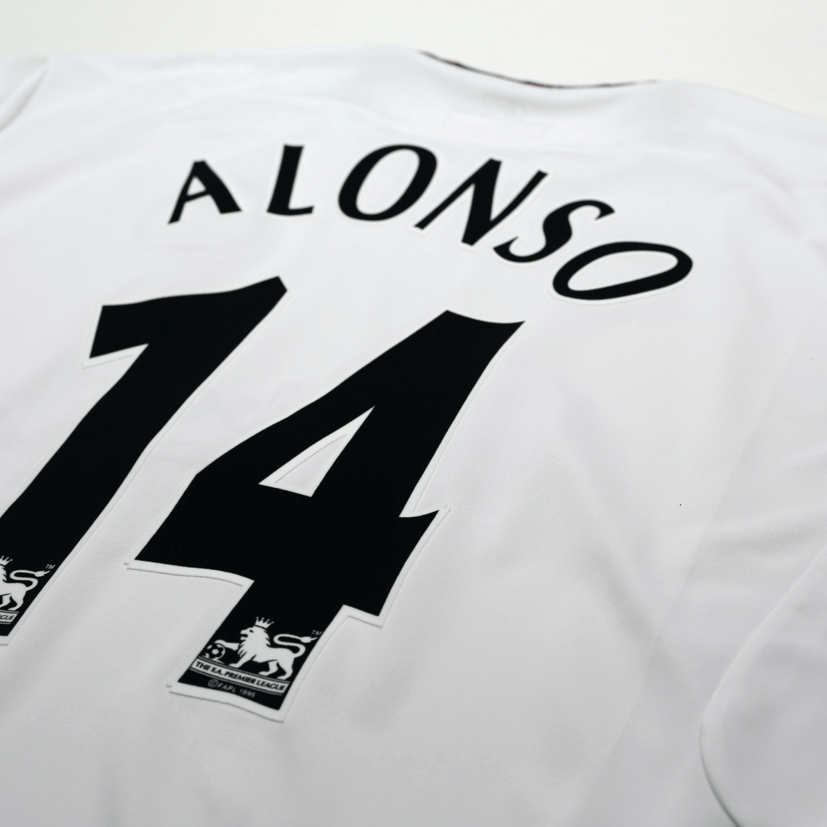 2003/05 Alonso #14 Vintage Liverpool Reebok Away Football Shirt (XL)