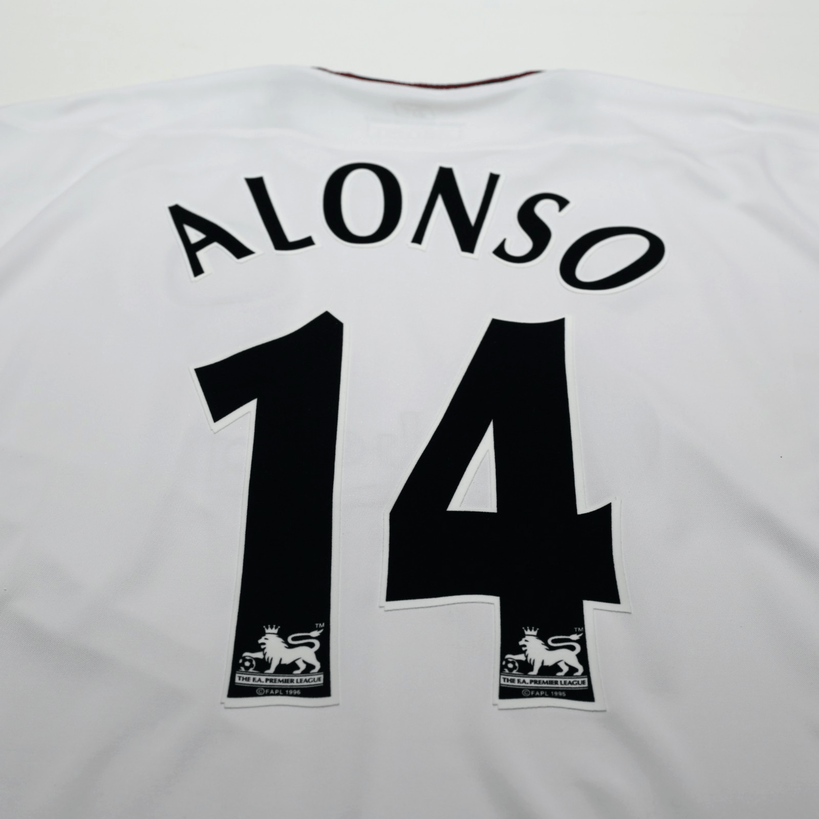 2003/05 Alonso #14 Vintage Liverpool Reebok Away Football Shirt (XL)