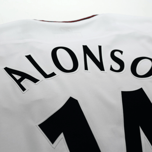 2003/05 Alonso #14 Vintage Liverpool Reebok Away Football Shirt (XL)