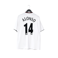 2003/05 Alonso #14 Vintage Liverpool Reebok Away Football Shirt (XL)