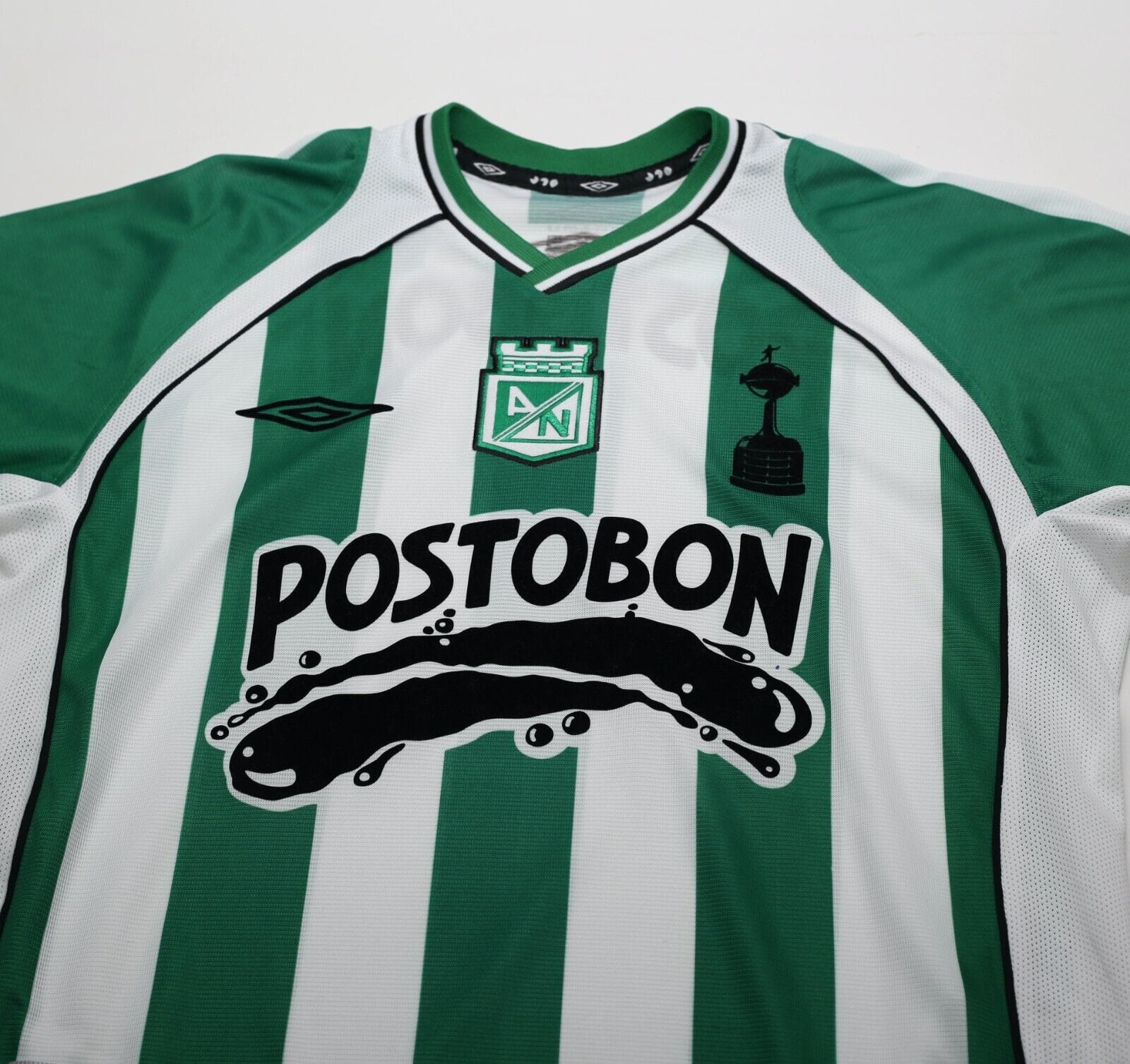 2003/05 ATLETICO NACIONAL Vintage Umbro Home Football Shirt Jersey (M)