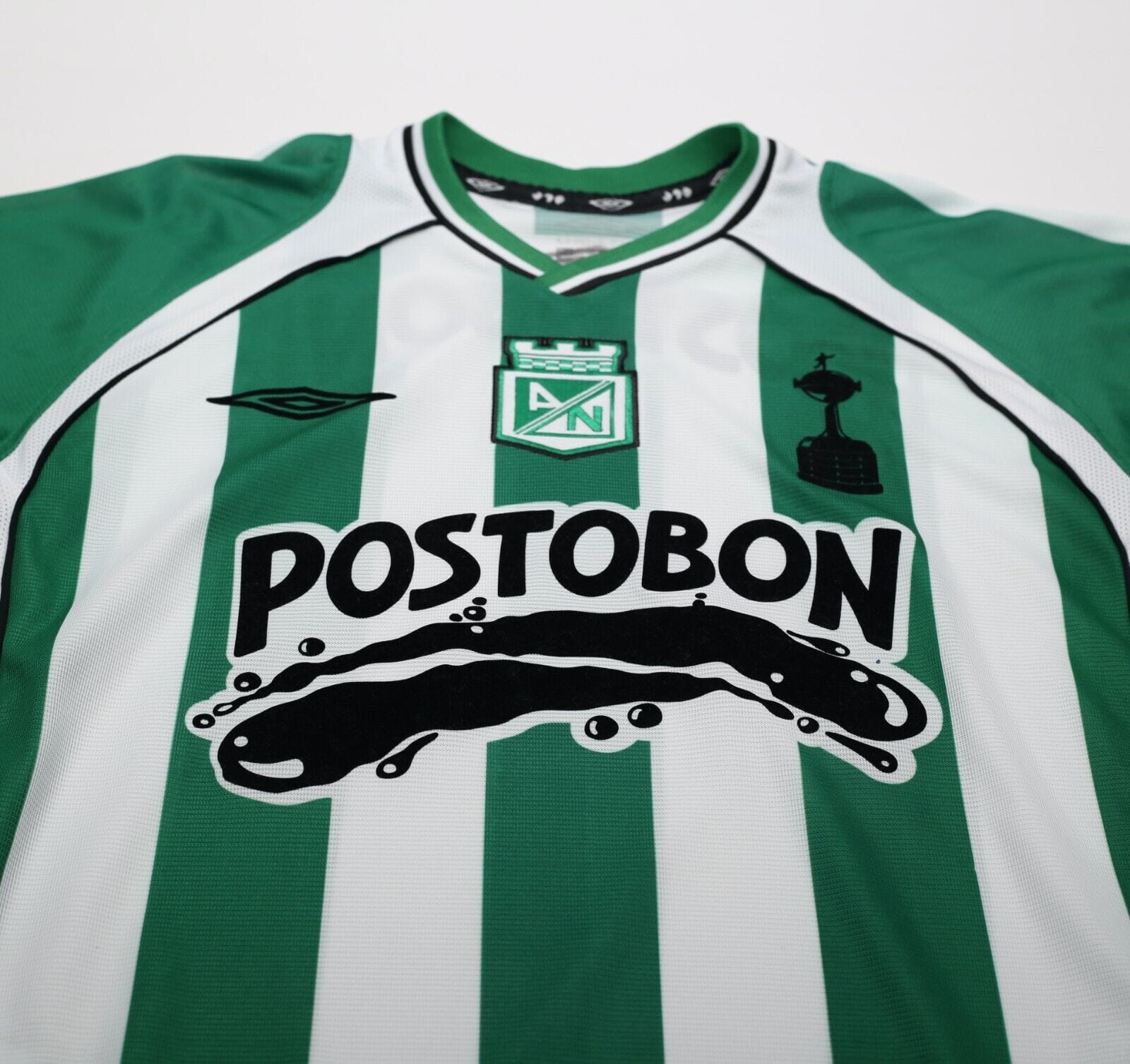 2003/05 ATLETICO NACIONAL Vintage Umbro Home Football Shirt Jersey (M)