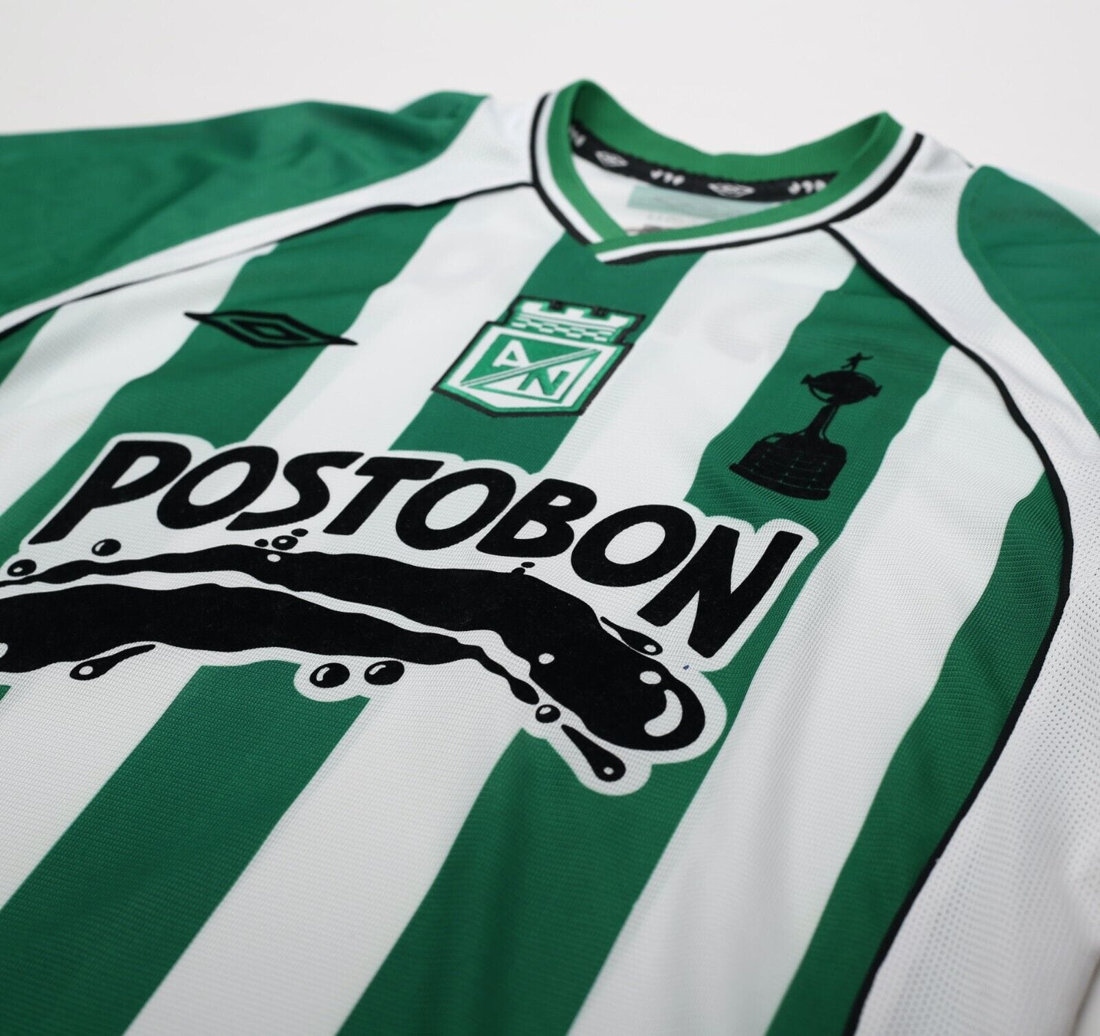 2003/05 ATLETICO NACIONAL Vintage Umbro Home Football Shirt Jersey (M)