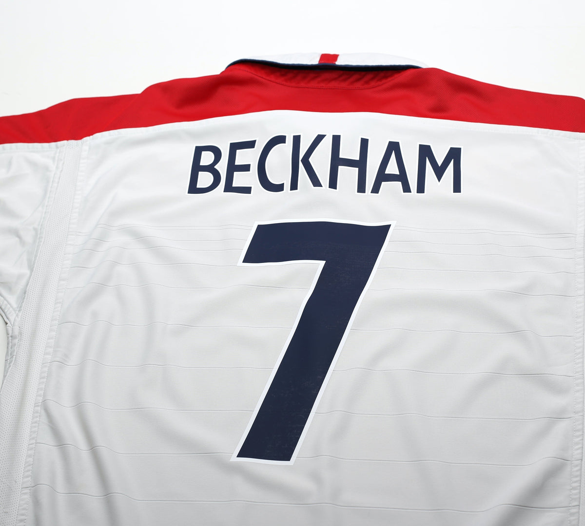 2003/05 BECKHAM #7 England Vintage Umbro Home Football Shirt (XL)