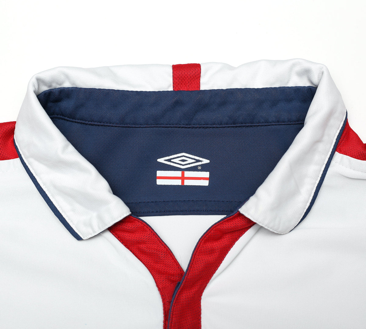 2003/05 BECKHAM #7 England Vintage Umbro Home Football Shirt (XL)