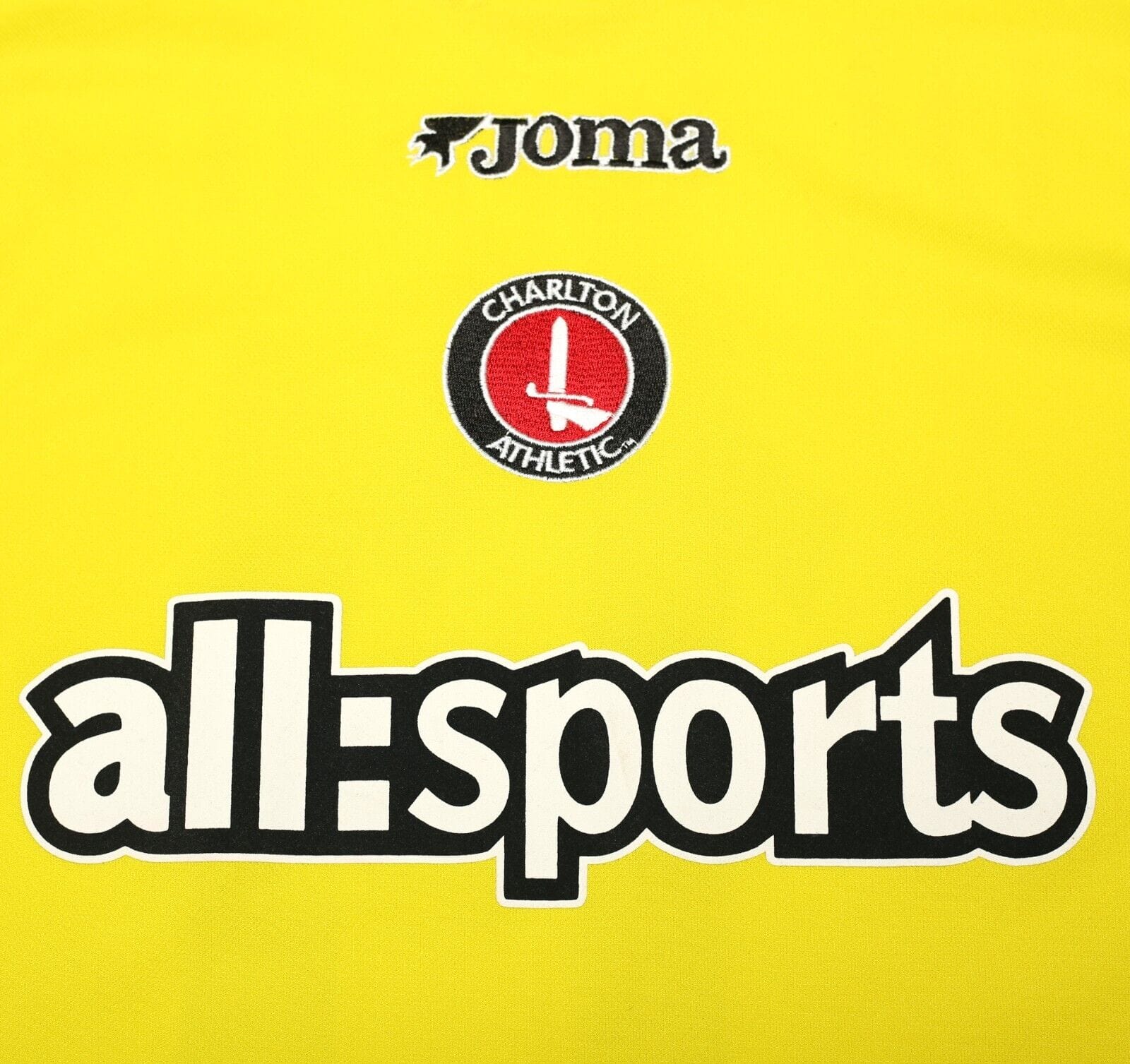 2003/05 DI CANIO #11 Charlton Athletic Vintage Joma L/S Away Football Shirt (M)