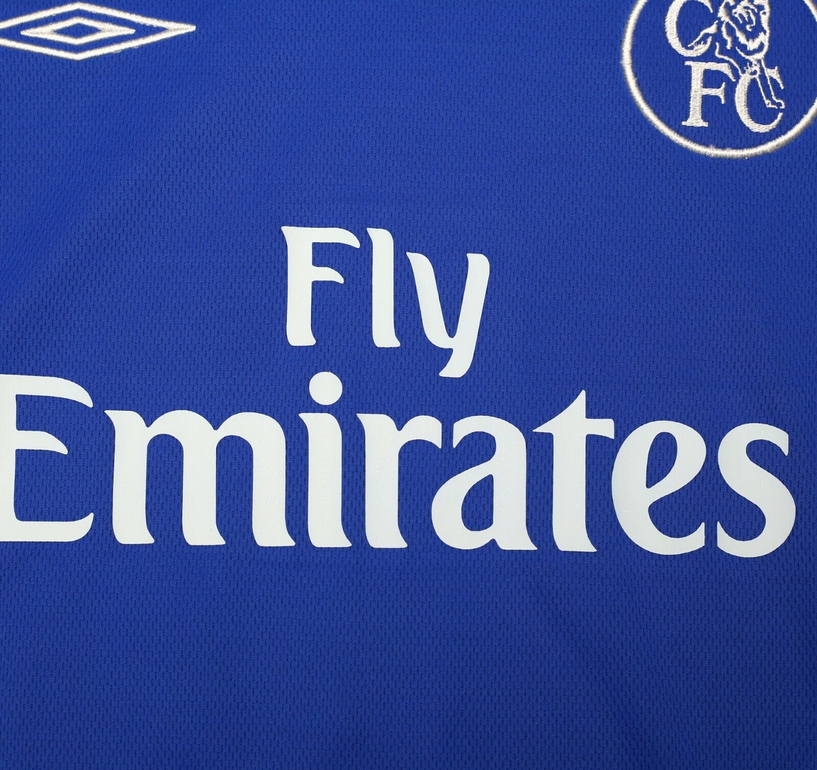 2003/05 DROGBA #15 Chelsea Vintage Umbro UCL Home Football Shirt Jersey (M)