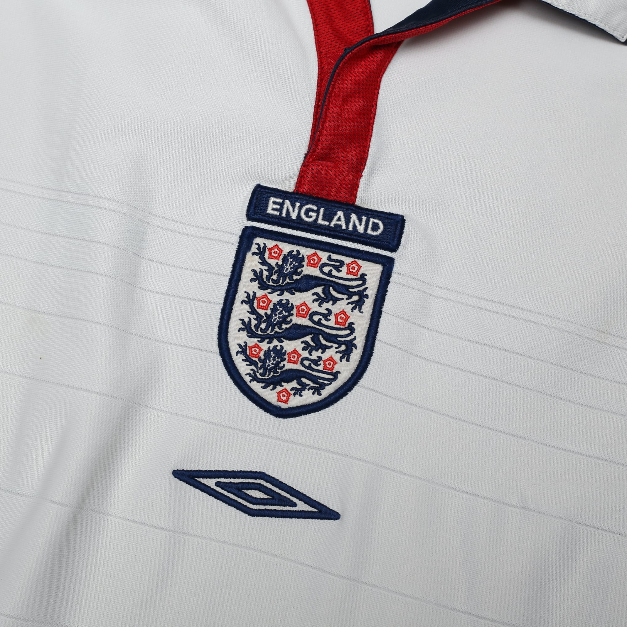 2003/05 England Vintage Umbro L/S Home Football Shirt (XL) EURO 2004