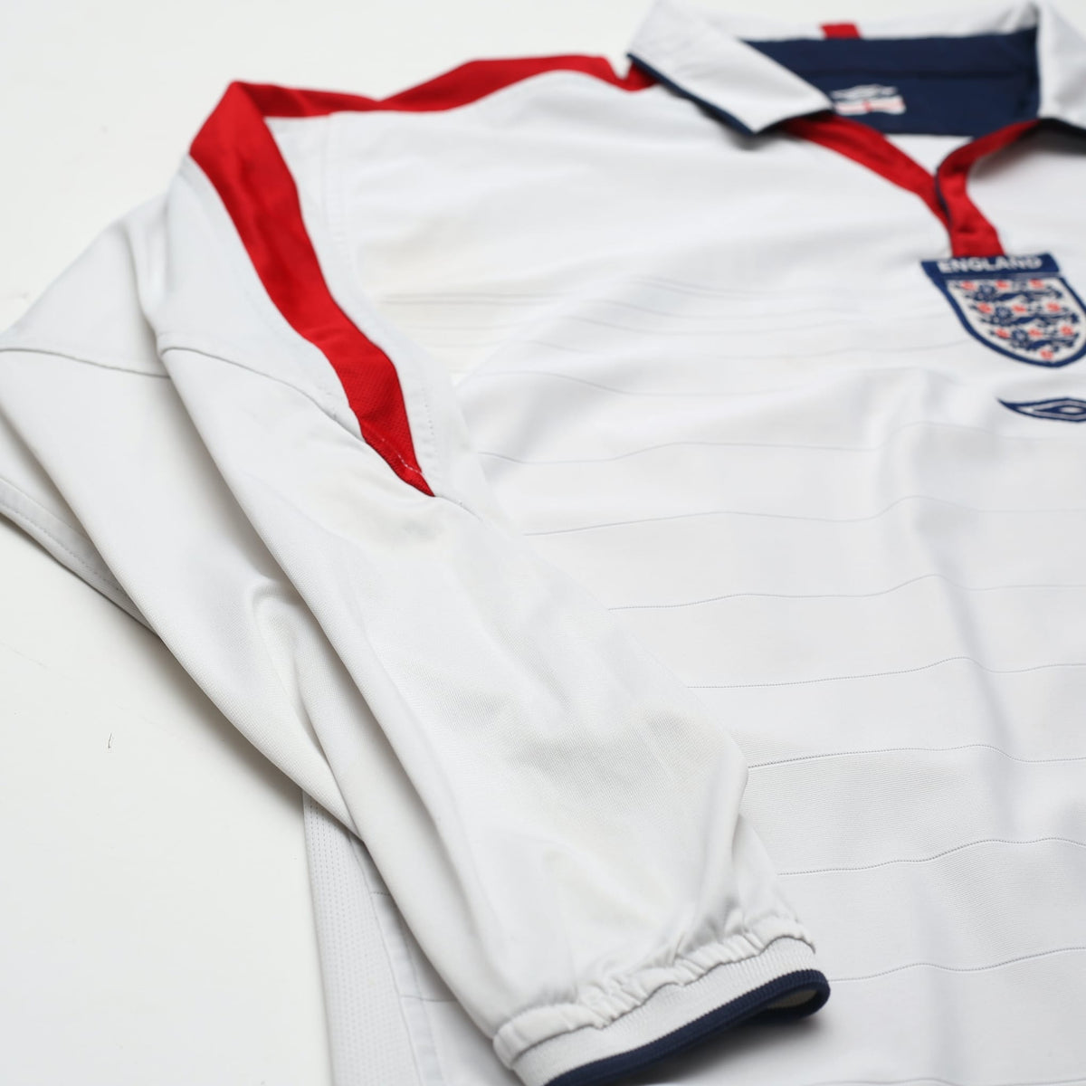2003/05 England Vintage Umbro L/S Home Football Shirt (XL) EURO 2004