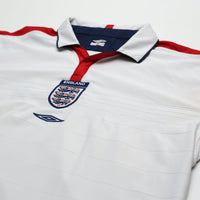 2003/05 England Vintage Umbro L/S Home Football Shirt (XL) EURO 2004