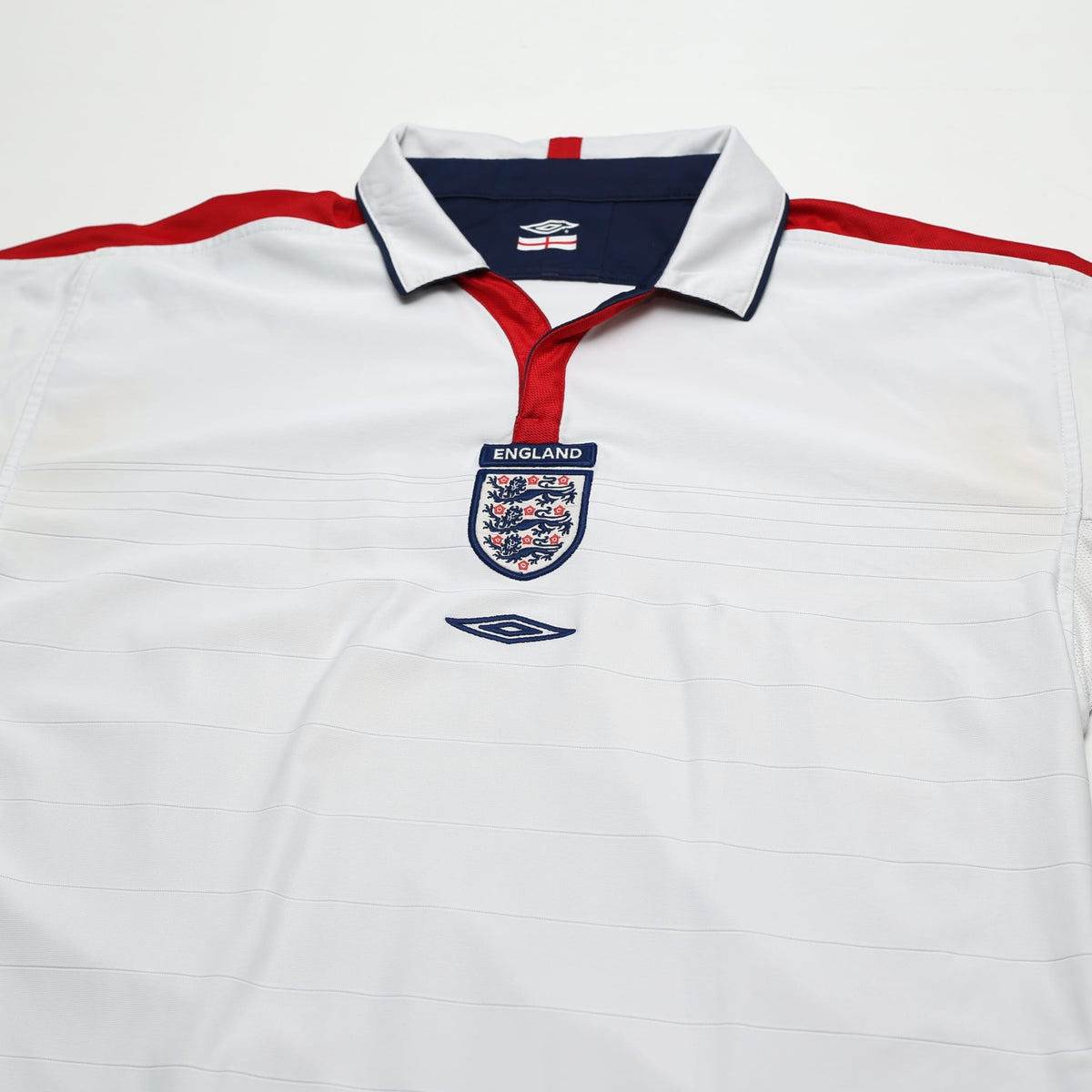 2003/05 England Vintage Umbro L/S Home Football Shirt (XL) EURO 2004