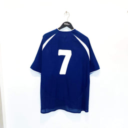 2003/05 FLETCHER #7 Scotland Vintage Diadora Home Football Shirt (XL) Man Utd