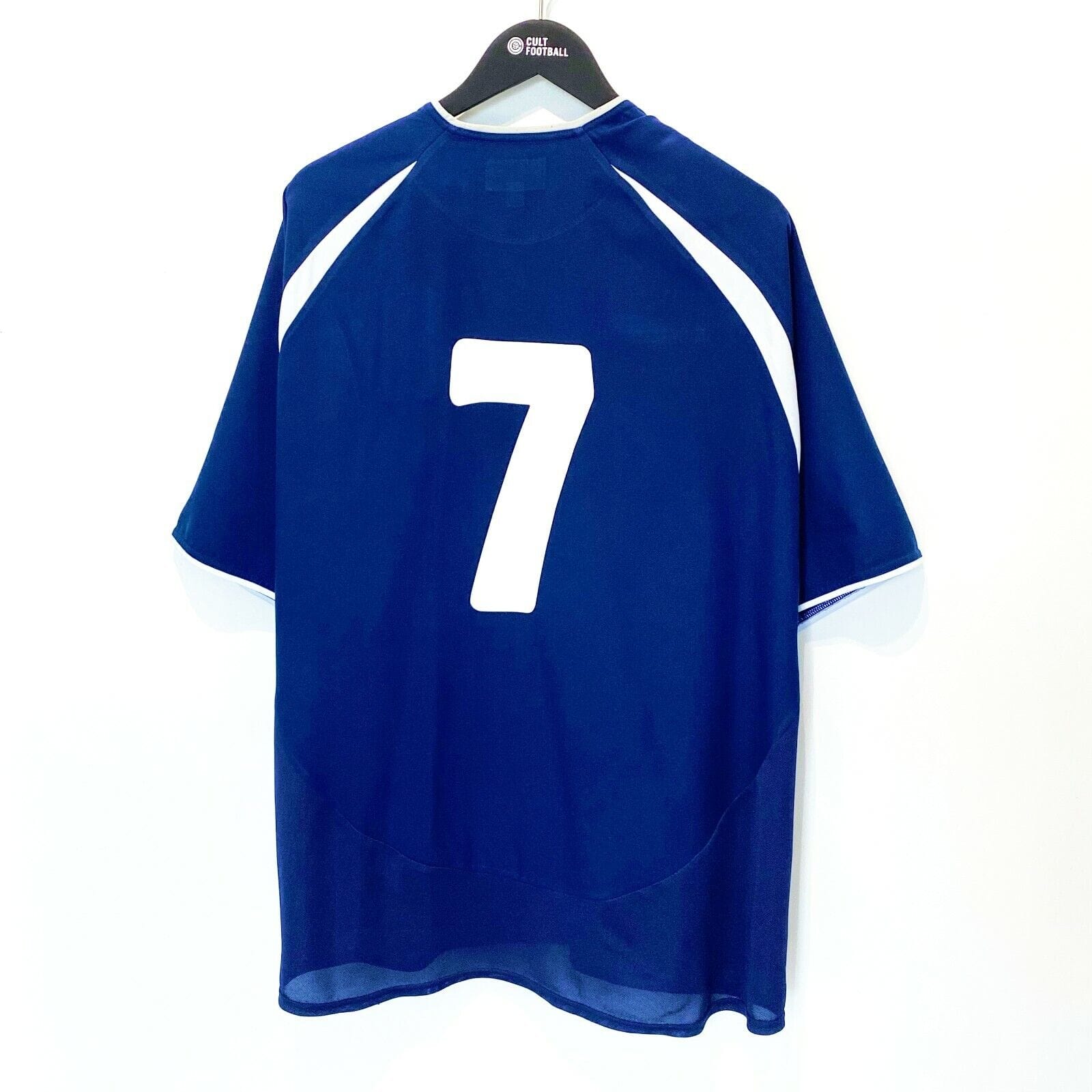 2003/05 FLETCHER #7 Scotland Vintage Diadora Home Football Shirt (XL) Man Utd