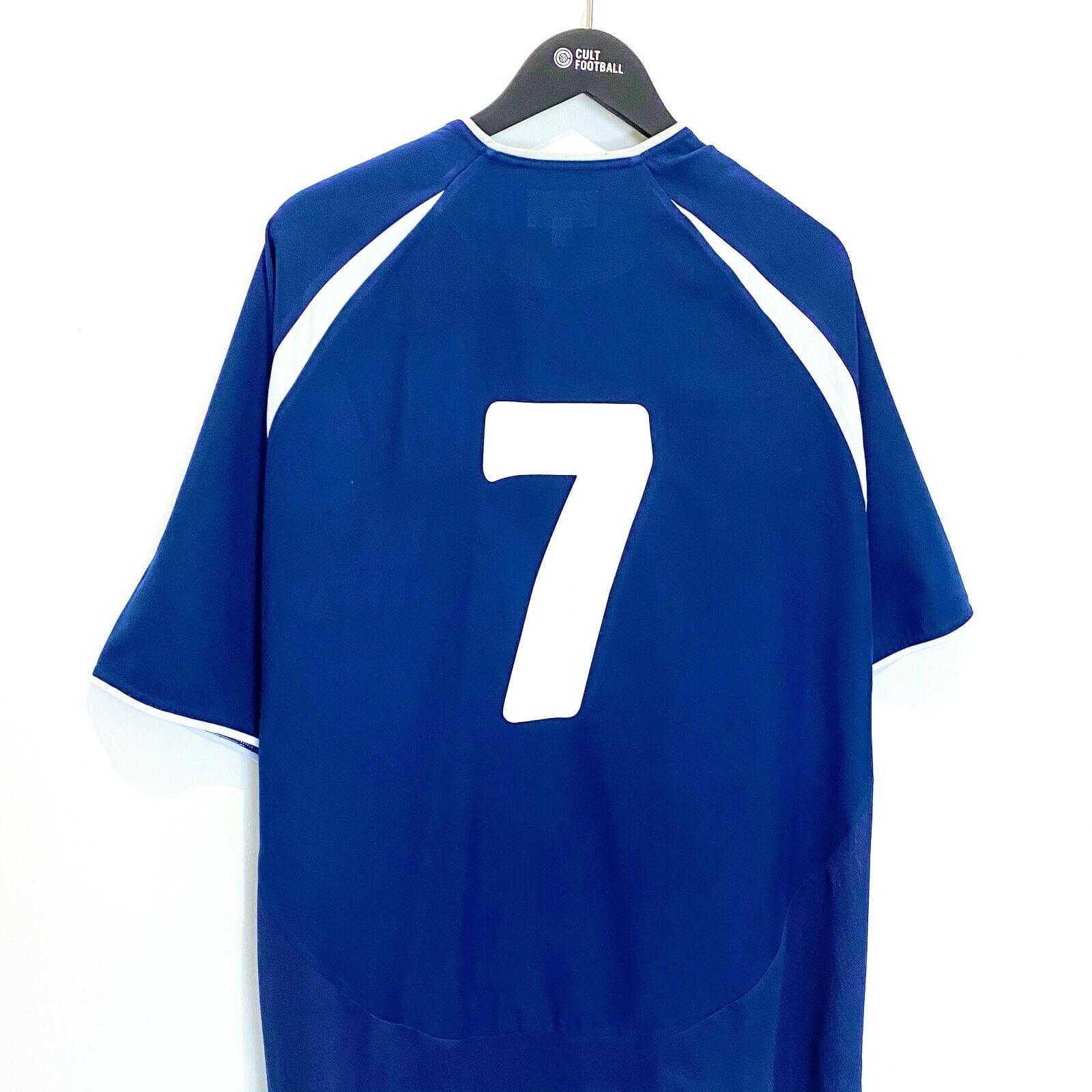 2003/05 FLETCHER #7 Scotland Vintage Diadora Home Football Shirt (XL) Man Utd