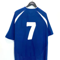 2003/05 FLETCHER #7 Scotland Vintage Diadora Home Football Shirt (XL) Man Utd