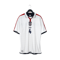 2003/05 Gerrard #4 England Vintage Umbro Home Football Shirt (XL) EURO 2004