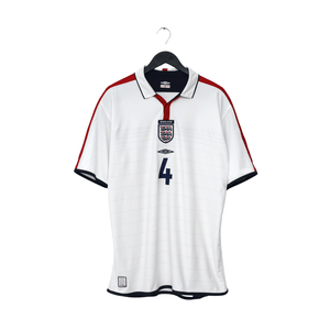 2003/05 Gerrard #4 England Vintage Umbro Home Football Shirt (XL) EURO 2004