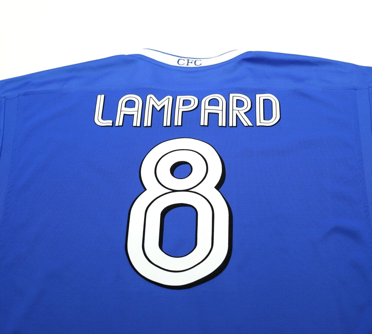 2003/05 LAMPARD #8 Chelsea Vintage Umbro UCL Home Football Shirt Jersey (XL)