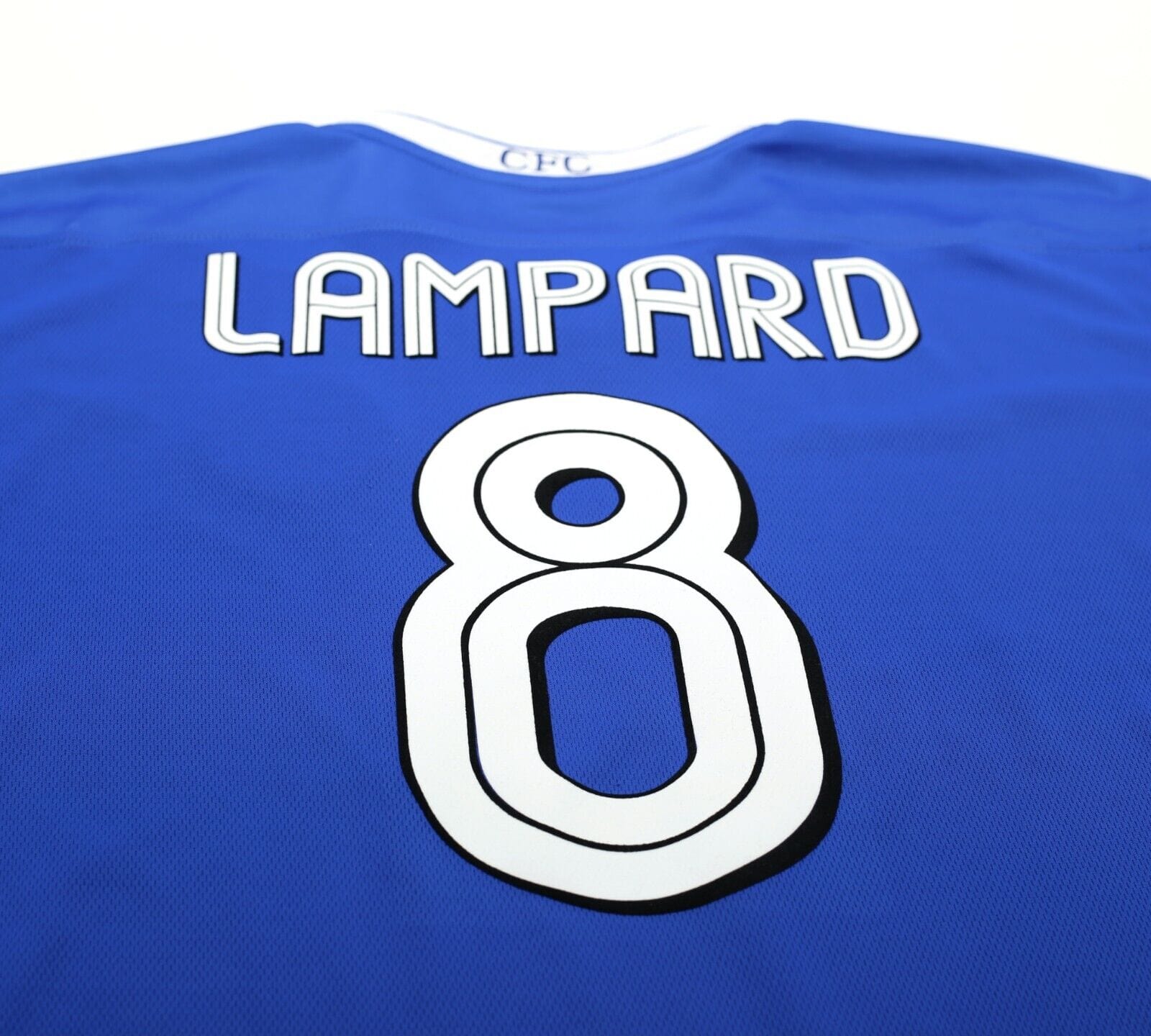 2003/05 LAMPARD #8 Chelsea Vintage Umbro UCL Home Football Shirt Jersey (XL)