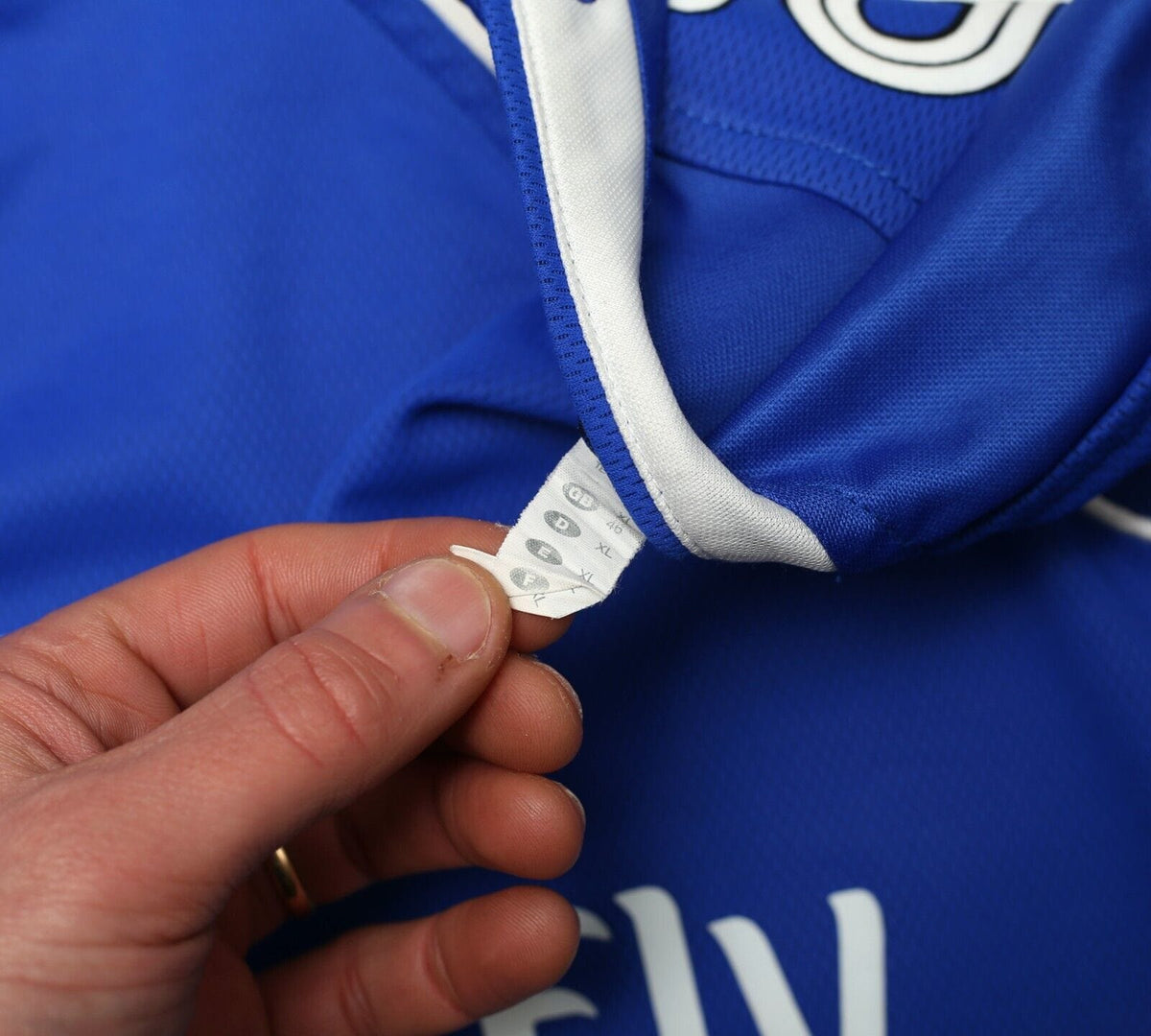 2003/05 LAMPARD #8 Chelsea Vintage Umbro UCL Home Football Shirt Jersey (XL)