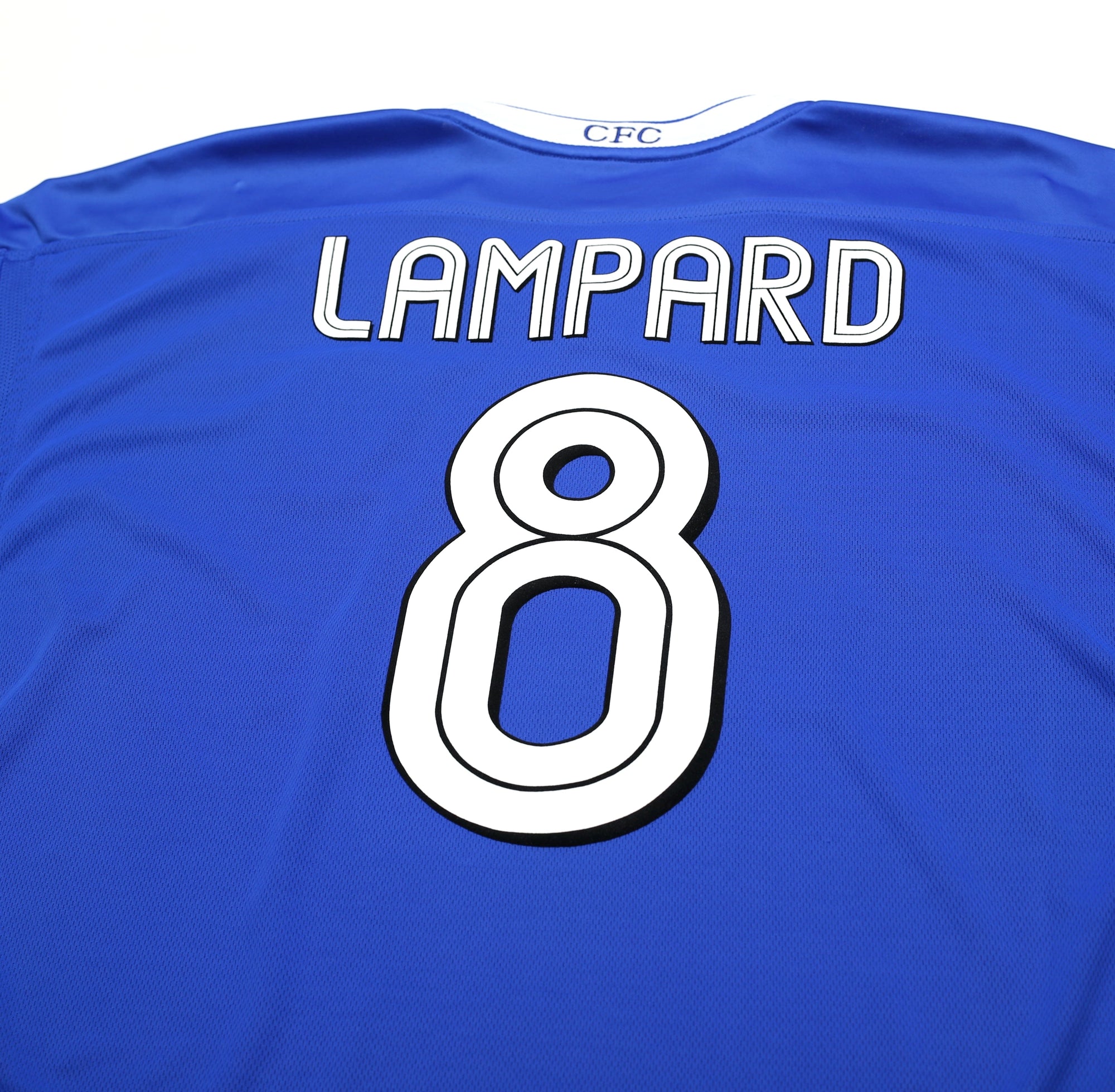 2003/05 LAMPARD #8 Chelsea Vintage Umbro UCL Home Football Shirt Jersey (XXL)
