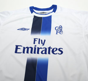 2003/05 MAKELELE #4 Chelsea Vintage Umbro UCL Away Football Shirt Jersey (L)