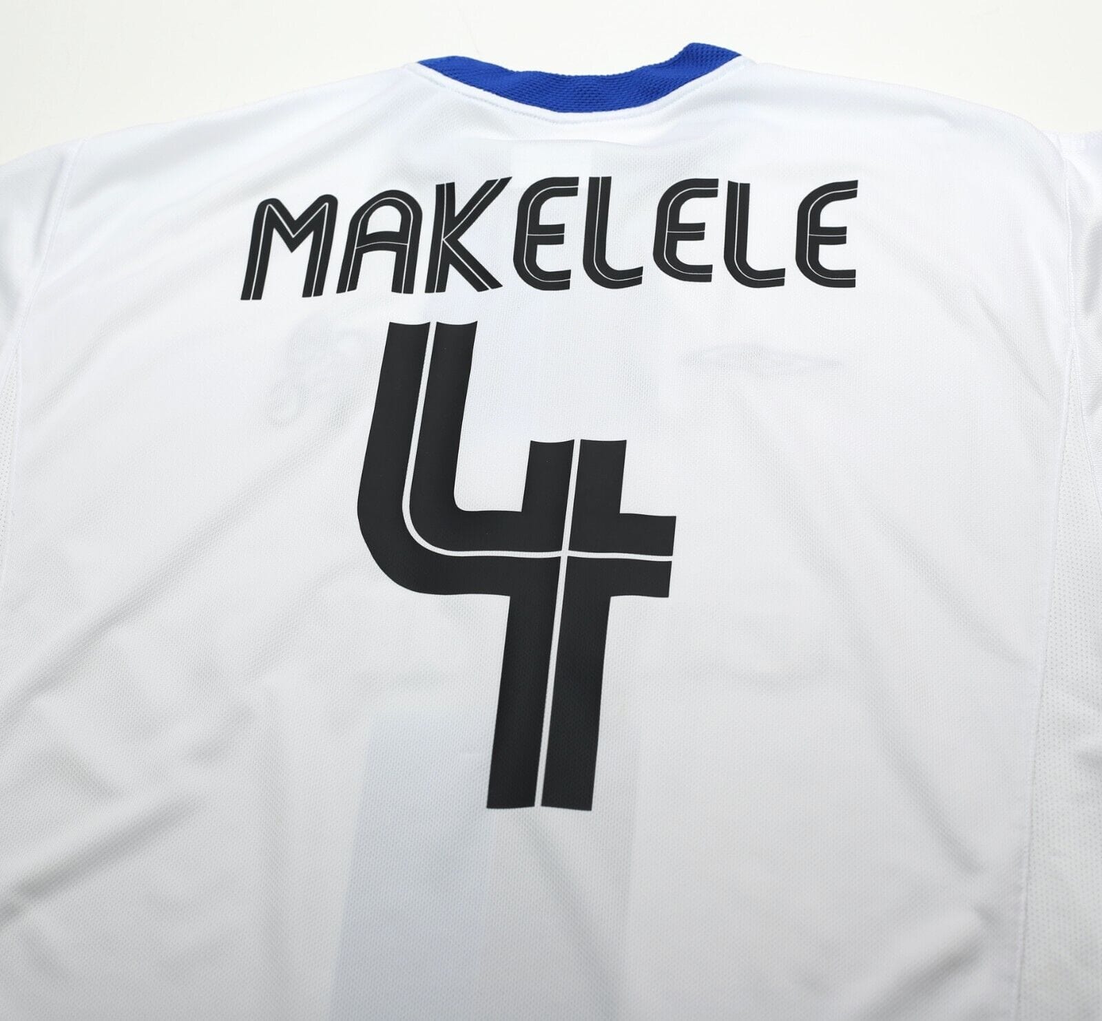2003/05 MAKELELE #4 Chelsea Vintage Umbro UCL Away Football Shirt Jersey (L)