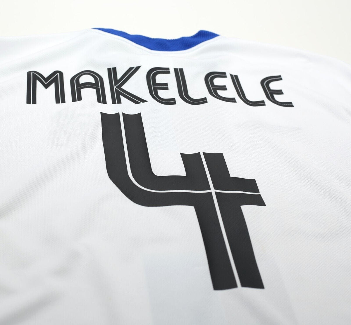 2003/05 MAKELELE #4 Chelsea Vintage Umbro UCL Away Football Shirt Jersey (L)