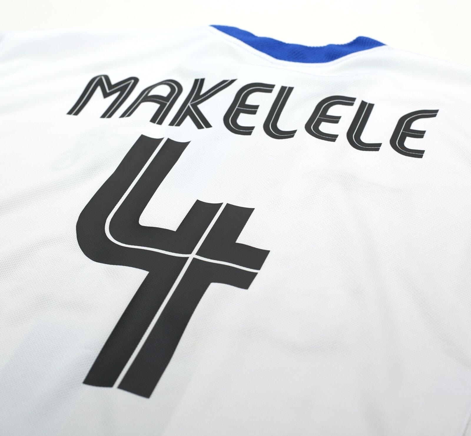 2003/05 MAKELELE #4 Chelsea Vintage Umbro UCL Away Football Shirt Jersey (L)