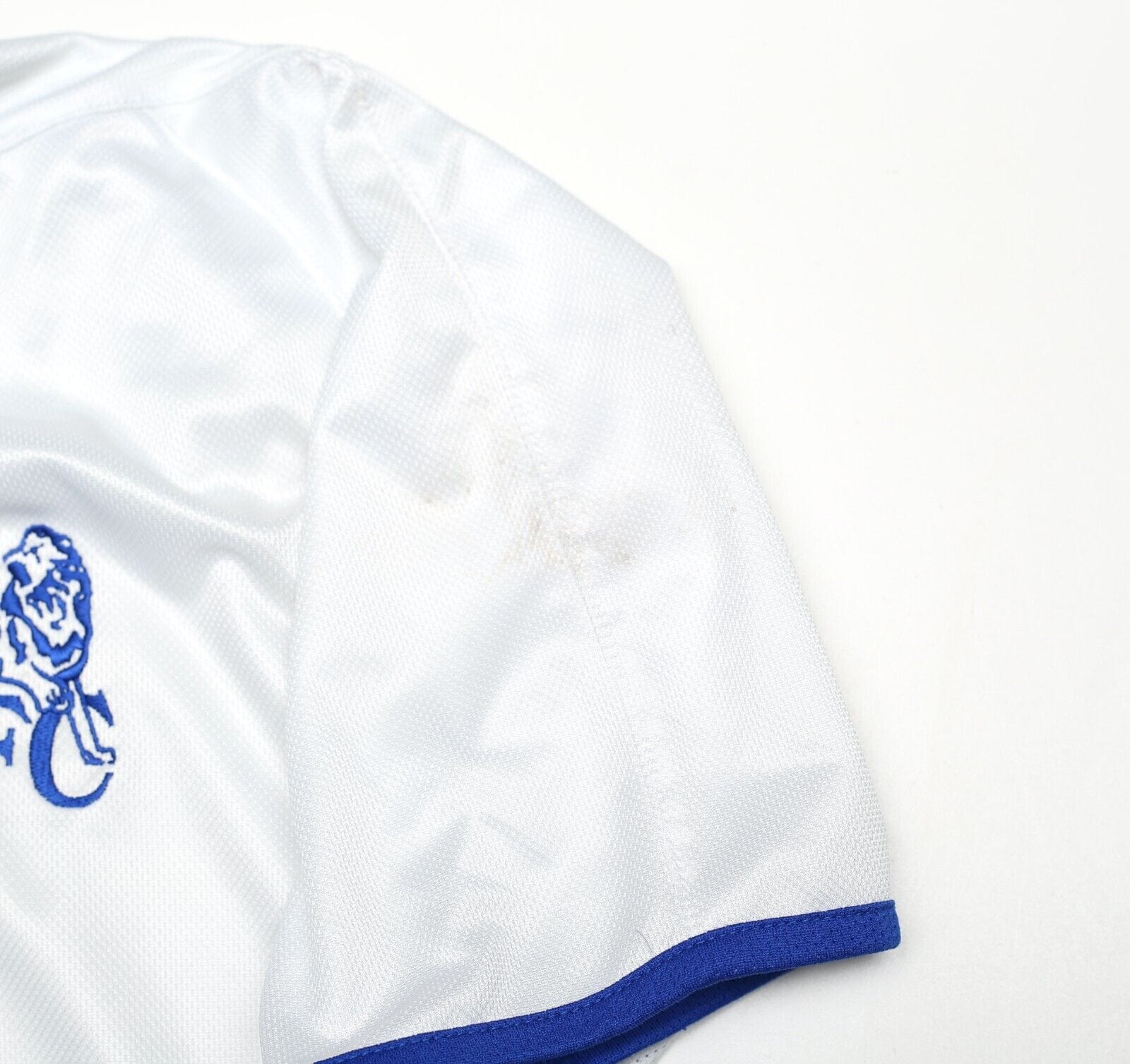 2003/05 MAKELELE #4 Chelsea Vintage Umbro UCL Away Football Shirt Jersey (S)