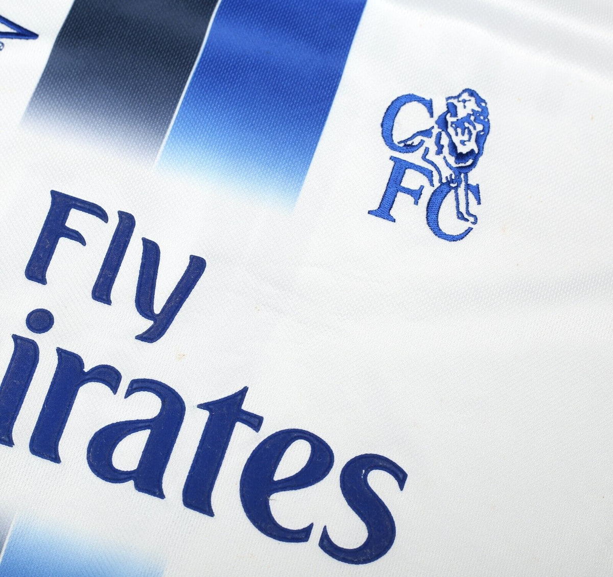 2003/05 MAKELELE #4 Chelsea Vintage Umbro UCL Away Football Shirt (L)