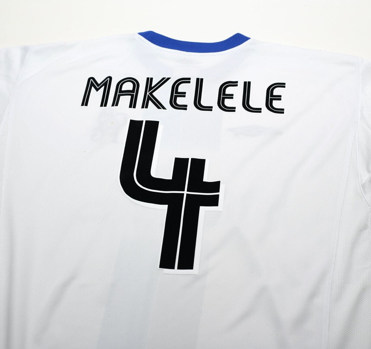 2003/05 MAKELELE #4 Chelsea Vintage Umbro UCL Away Football Shirt (L)