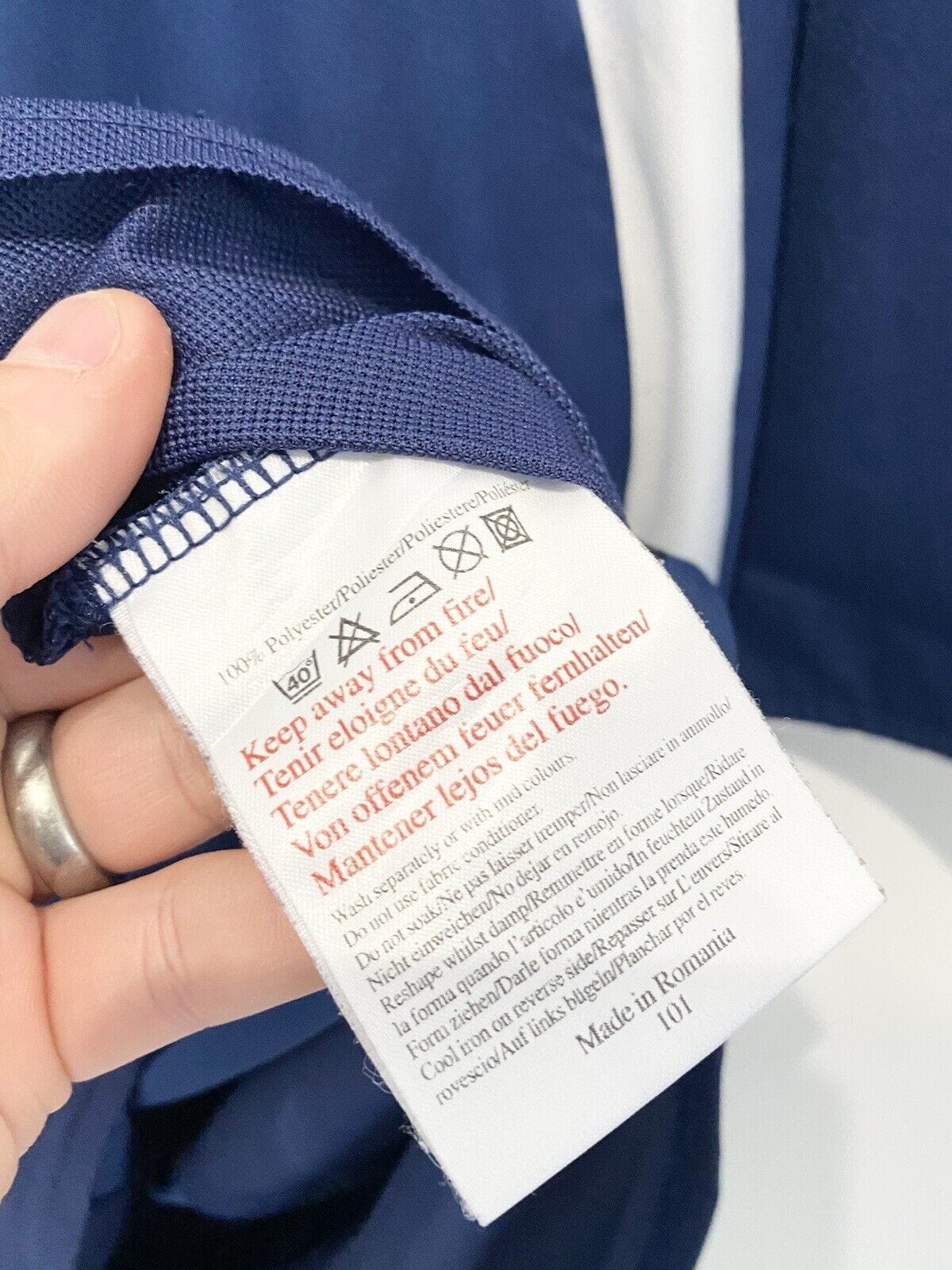 2003/05 McFADDEN #10 Scotland Vintage Diadora Home Football Shirt (L) Everton