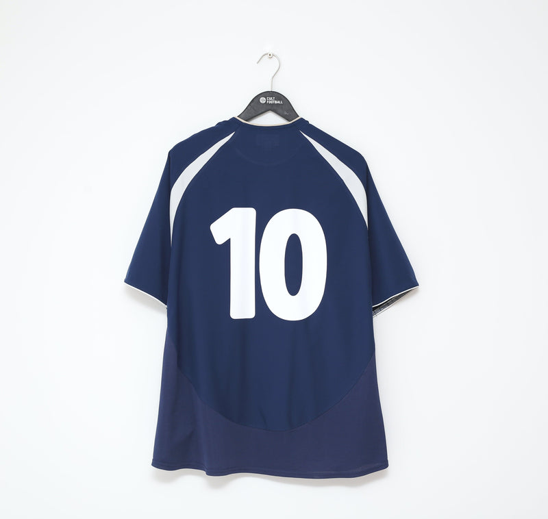 2003/05 McFADDEN #10 Scotland Vintage Diadora Home Football Shirt (XL) Everton